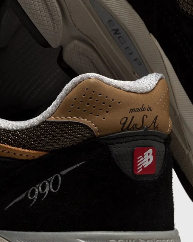 New Balance 990v3 Black Tan - Made in USA | M990BB3 | Grailify